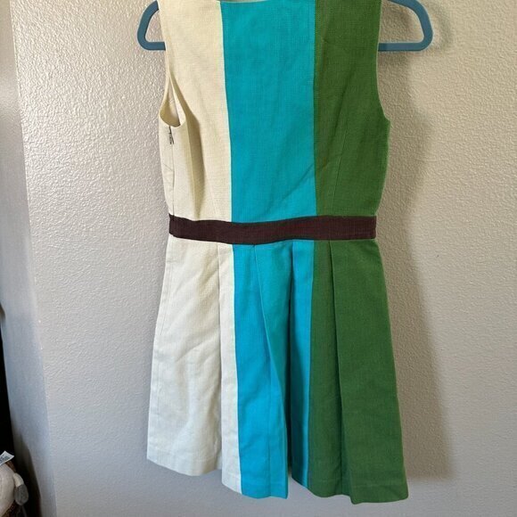 Anthropology Tabitha‎ Green Blue Dress  Size 4 - Picture 2 of 9